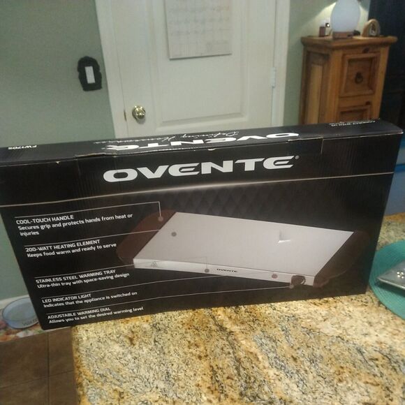 Ovente Electric Buffet Server with Adjustable Temperature Control Silver FW170S - Picture 2 of 7